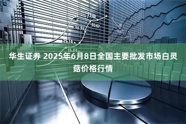 华生证券 2025年6月8日全国主要批发市场白灵菇价格行情